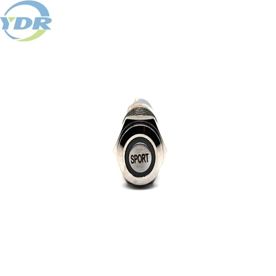 Self Locking 16mm Metal Push Button Switch IP67 W / LED Pattern For Bike