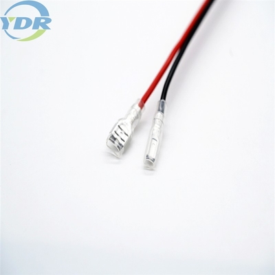 180mm Electronic Wire Harness 205 110 Female Terminal With Sheath 18730 11030 Flat Cable