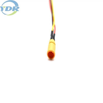 M8 3 Core Male Female JST SMR-02VB Waterproof Wire Harness To SM 2.5 Cable For Bike