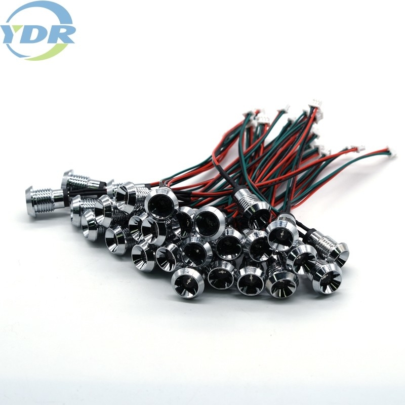 Indicator LED Light Connector Cable Wire Harness10mm To PH1.25 2.0 2.54 Connector