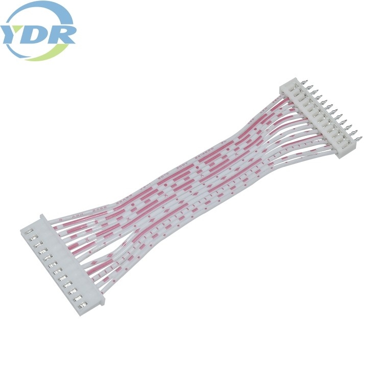 XHP-12 JST Connector Flat Cable Wire UL2468 26AWG PVC Copper Material