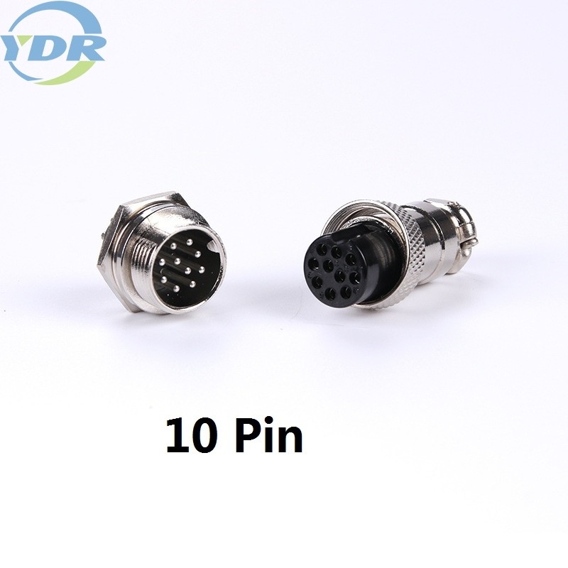 Metal Wire Harness Connectors , Circular M16 Gx16 Connector 4 Pin