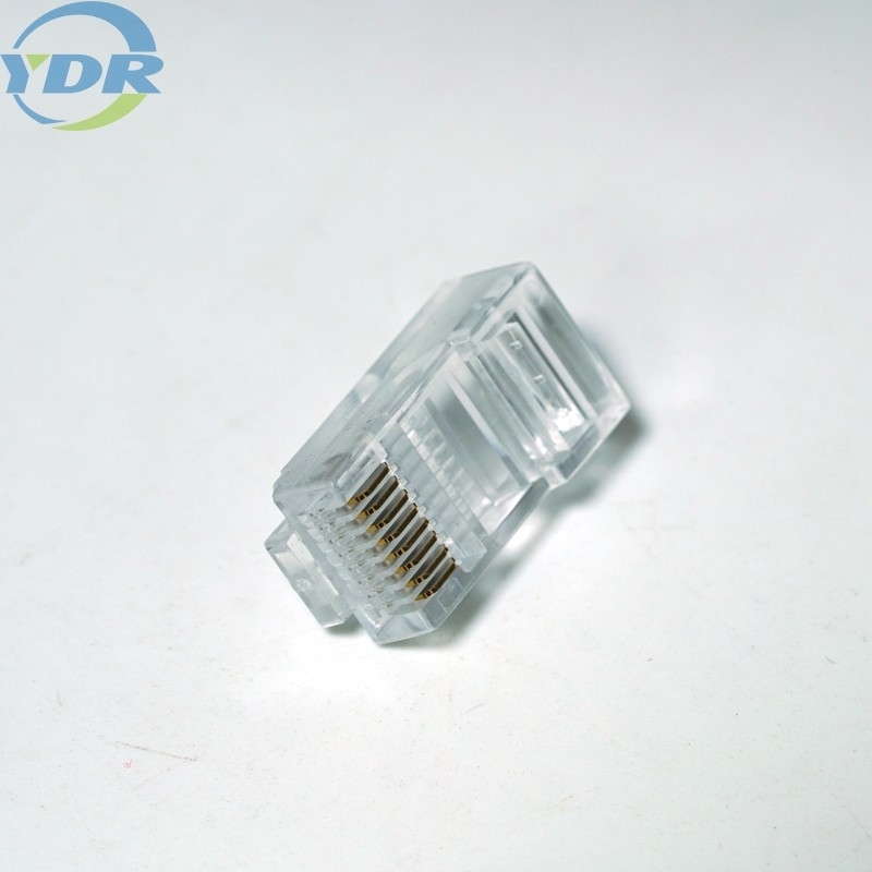 CAT5 CAT5e CAT6 CAT6E Utp Cable Rj45 Connector 8Pin Transparent Head
